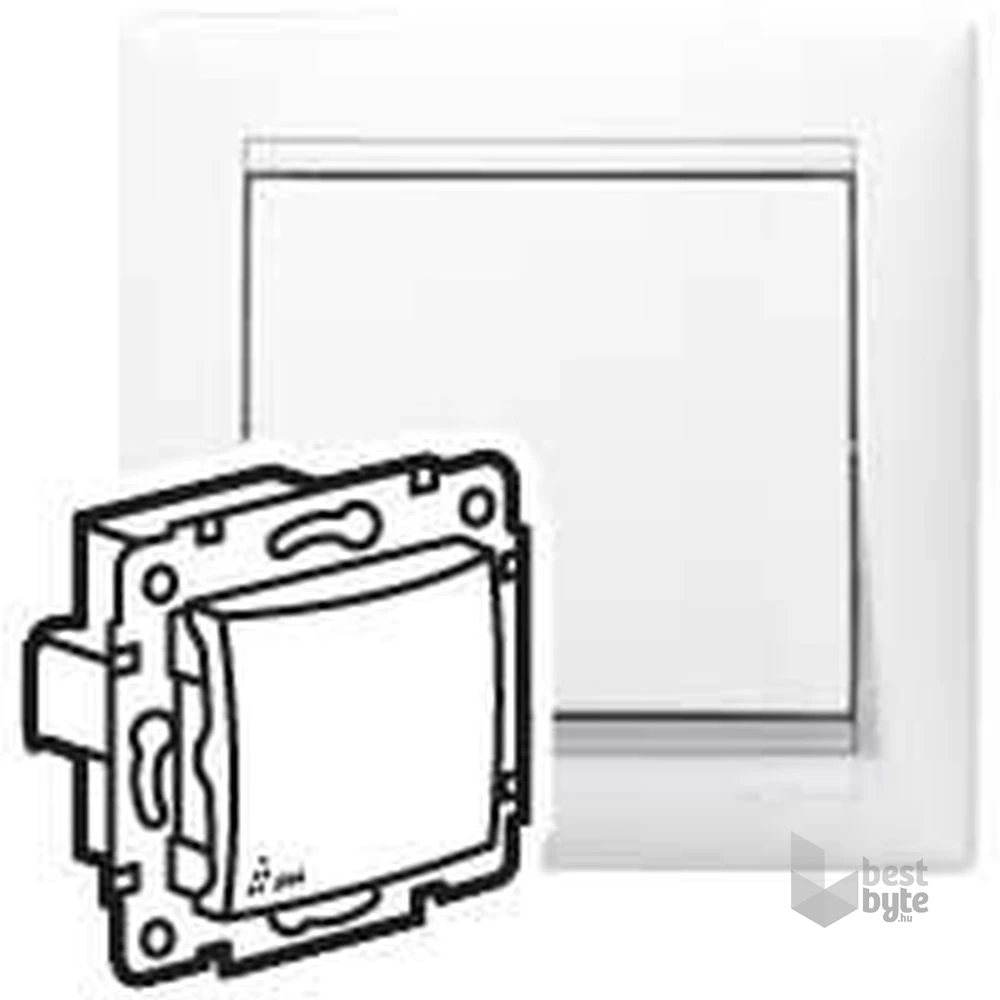 Legrand 774201 Valena fehér IP44 egypólusú kapcsoló
