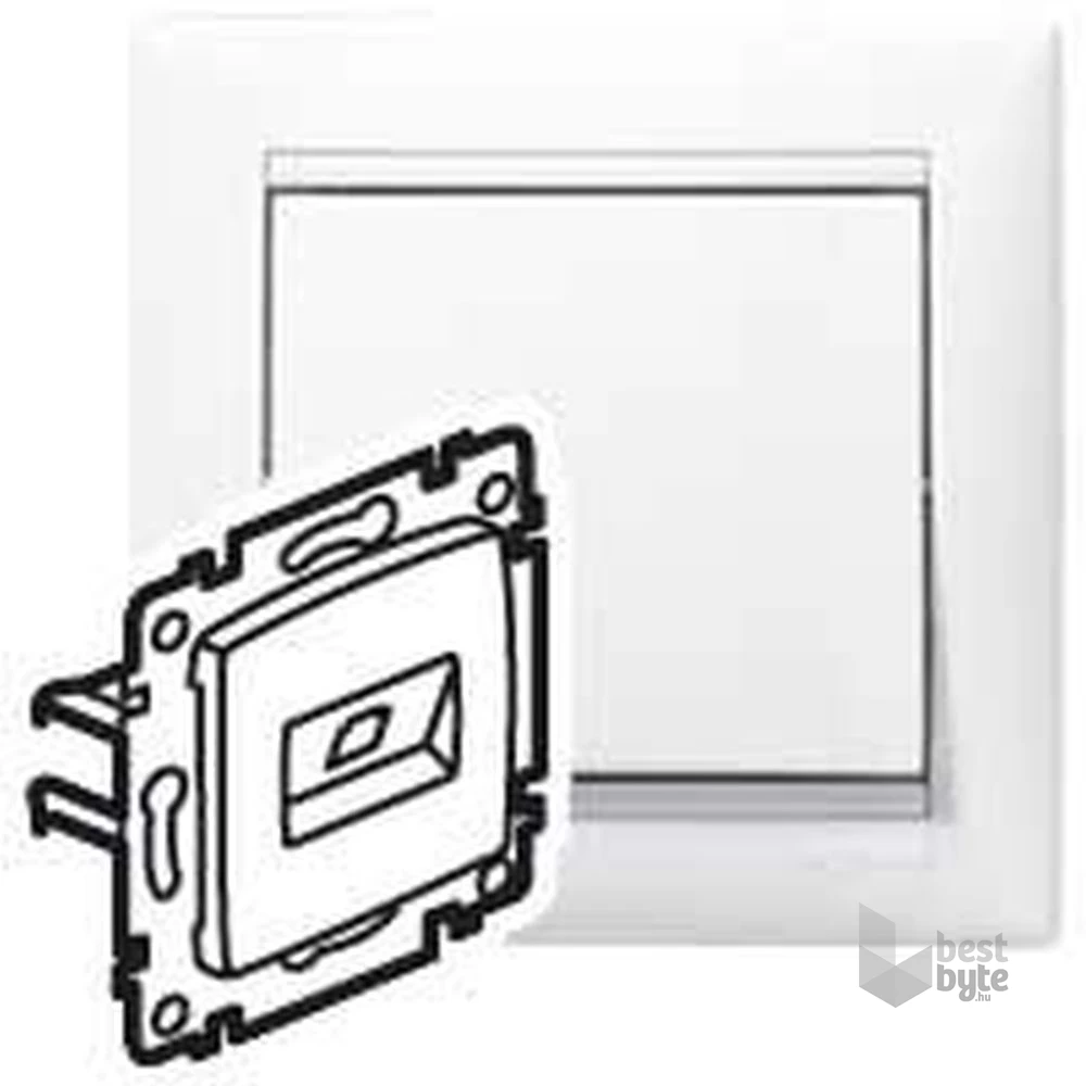 Legrand 774243 Valena fehér 2xRJ45 LCS2 Cat6 UTP aljzat