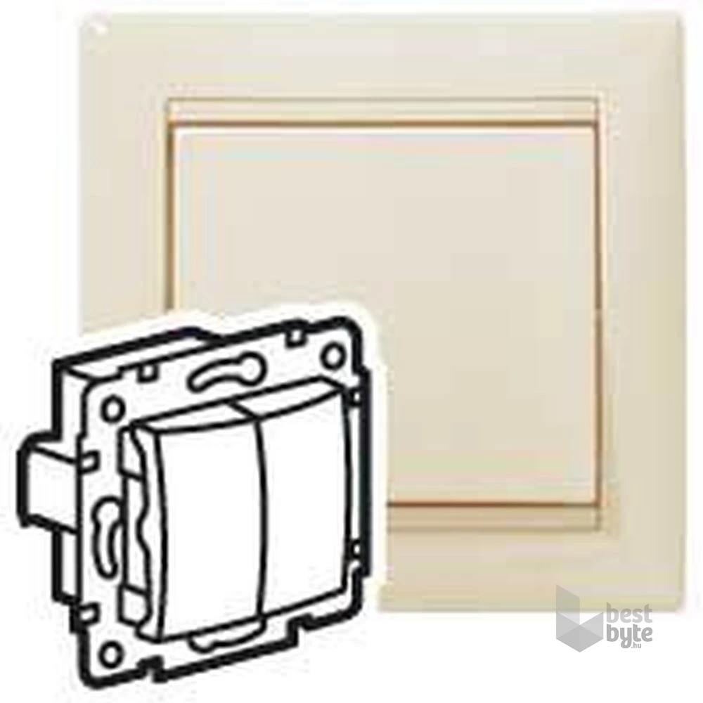 Legrand 774308 Valena elefántcsont kettős váltókapcsoló