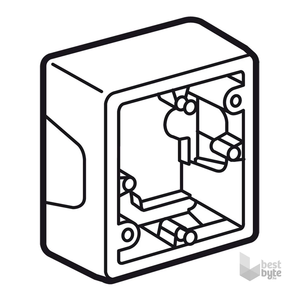 Legrand 776181 Valena fehér kiemelő keret 40mm