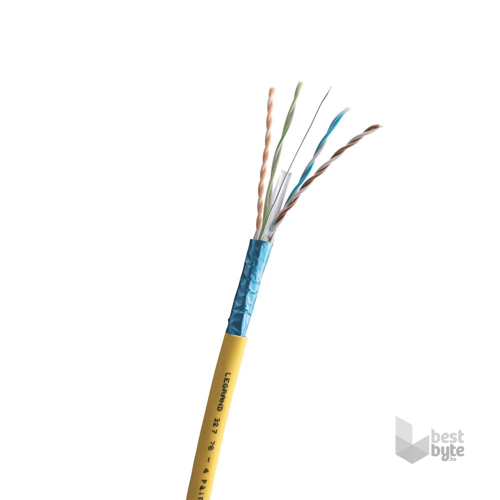 Legrand Cat6a (F/UTP) sárga 500m LCS2 árnyékolt fali kábel