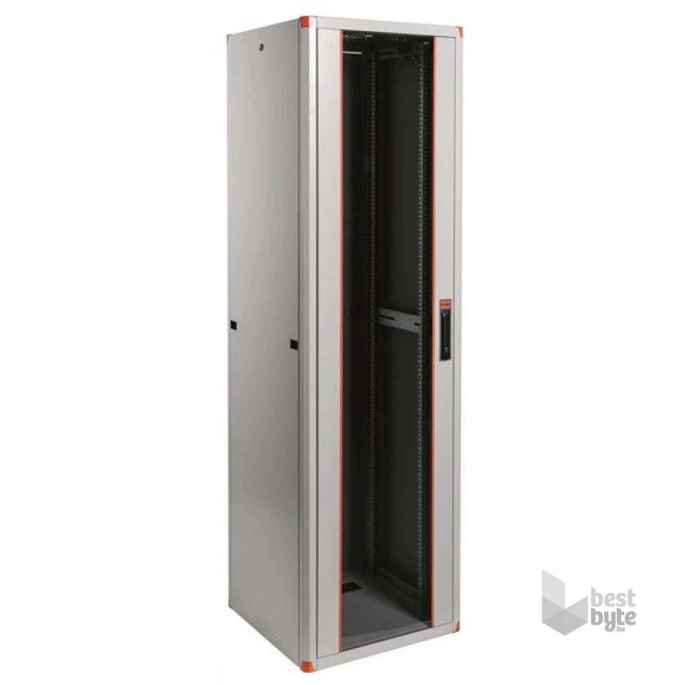 Legrand EVO42U6010 19" 42U 600x1000x1997 biztonsági üvegajtós hálózati szerver szekrény komplett Evoline