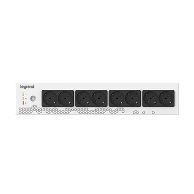 Legrand 310332 KEOR uPDU 800VA 19"/2U 8xSCH szünetmentes elosztósor