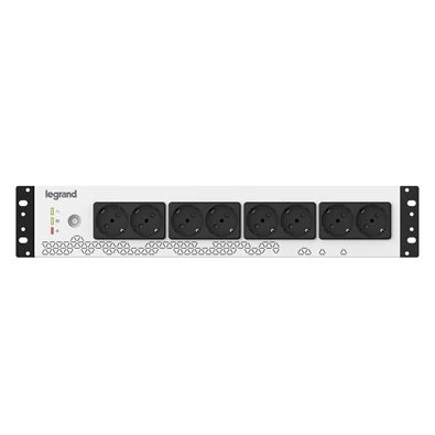 Legrand 310332 KEOR uPDU 800VA 19"/2U 8xSCH szünetmentes elosztósor