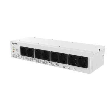 Legrand 310332 KEOR uPDU 800VA 19"/2U 8xSCH szünetmentes elosztósor