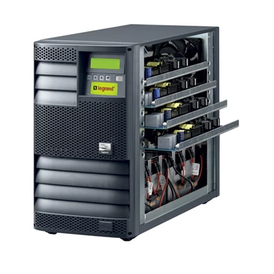 Legrand MEGALINE 1250VA (akkumulátor nélkül) moduláris online kettős konverziós szünetmentes tápegység