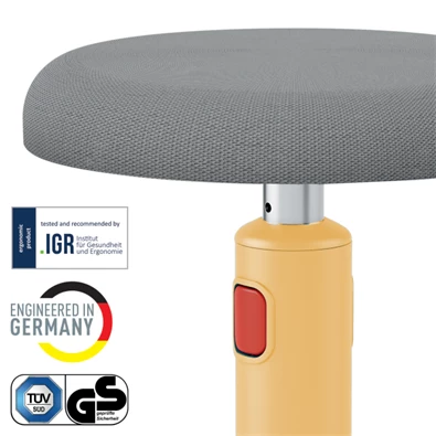 Leitz COSY Ergo Active meleg sárga ergonomikus ülő-álló szék