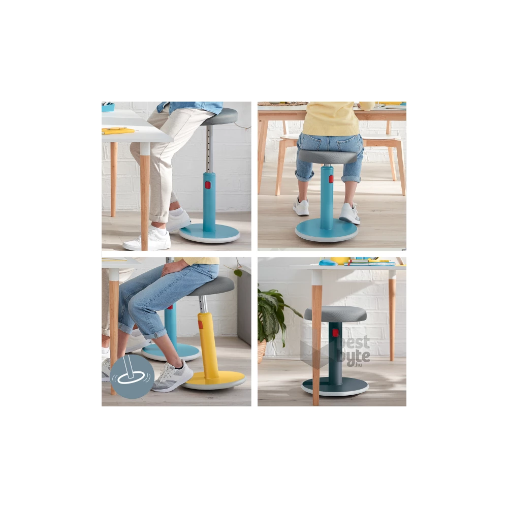 Leitz COSY Ergo Active nyugodt kék ergonomikus ülő-álló szék
