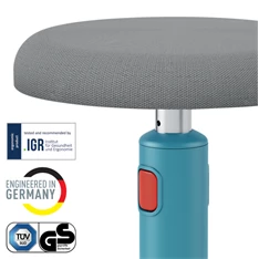 Leitz COSY Ergo Active nyugodt kék ergonomikus ülő-álló szék