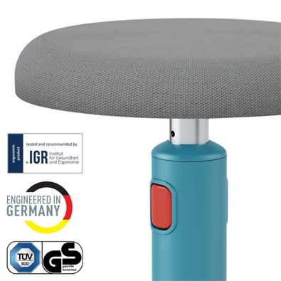 Leitz COSY Ergo Active nyugodt kék ergonomikus ülő-álló szék