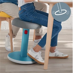 Leitz COSY Ergo Active nyugodt kék ergonomikus ülő-álló szék