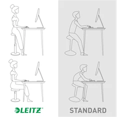 Leitz COSY Ergo Active nyugodt kék ergonomikus ülő-álló szék