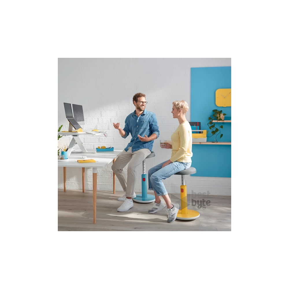 Leitz COSY Ergo Active nyugodt kék ergonomikus ülő-álló szék