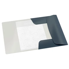 Leitz COSY Soft touch A4 bársony szürke gumis karton mappa