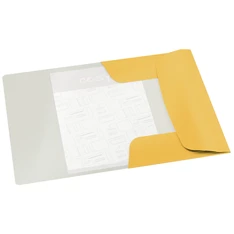 Leitz COSY Soft touch A4 meleg sárga gumis karton mappa