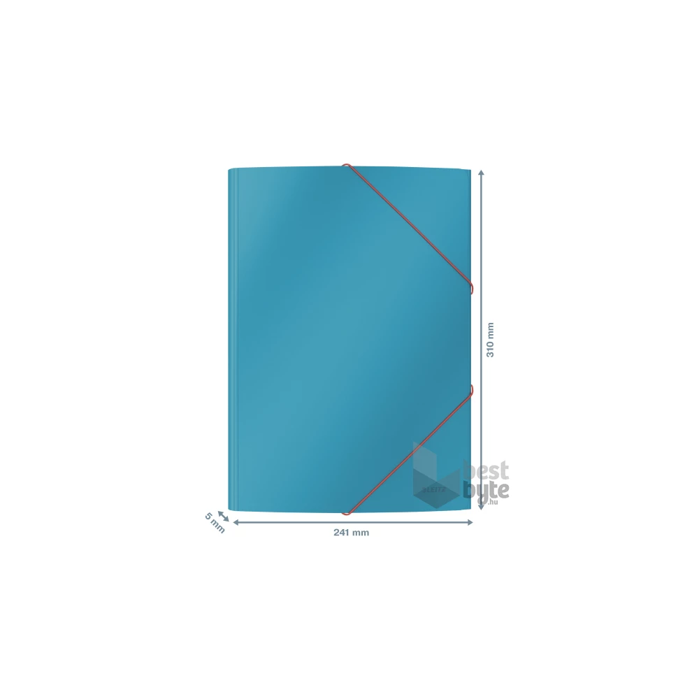 Leitz COSY Soft touch A4 nyugodt kék gumis karton mappa