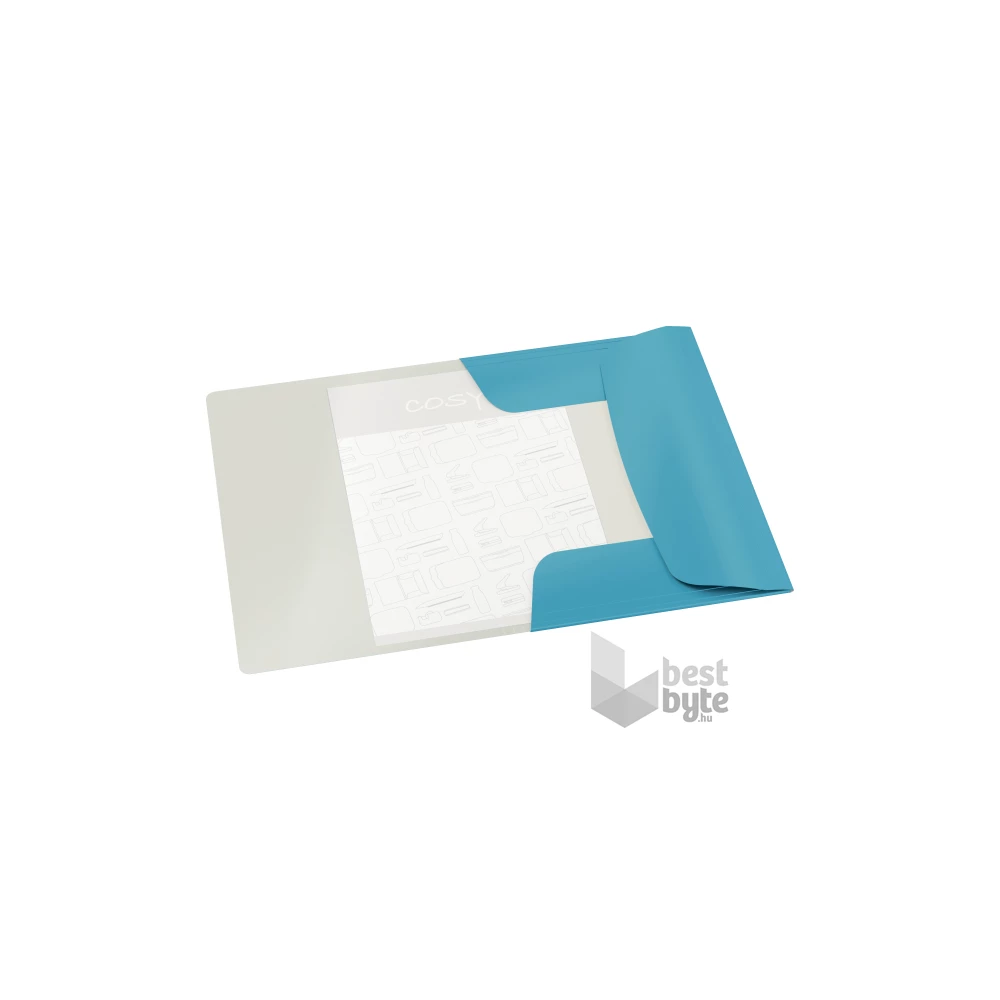 Leitz COSY Soft touch A4 nyugodt kék gumis karton mappa