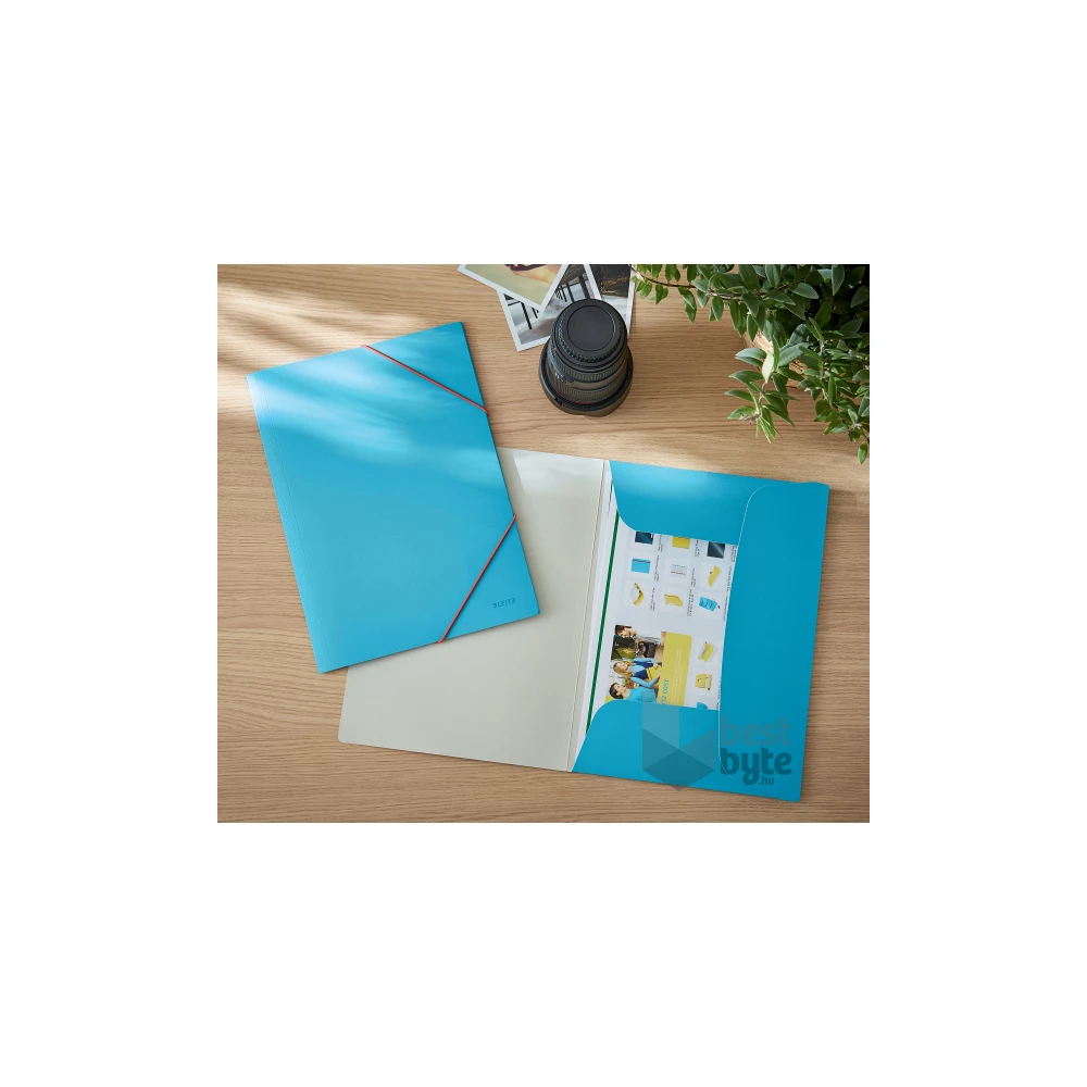 Leitz COSY Soft touch A4 nyugodt kék gumis karton mappa