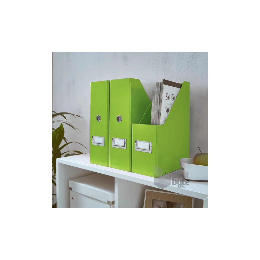 Leitz Click & Store lakkfényű zöld iratpapucs