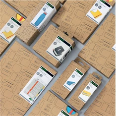 Leitz Cosy Click&Store nyugodt kék iratpapucs