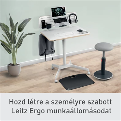 Leitz Ergo kisméretű fehér ülő-álló asztal