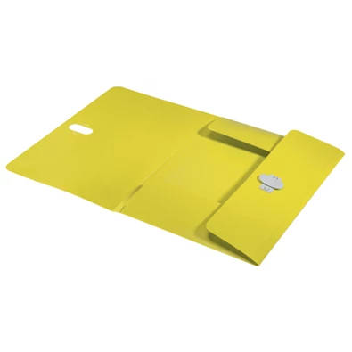 Leitz Recycle A4 PP sárga 3-pólyás mappa