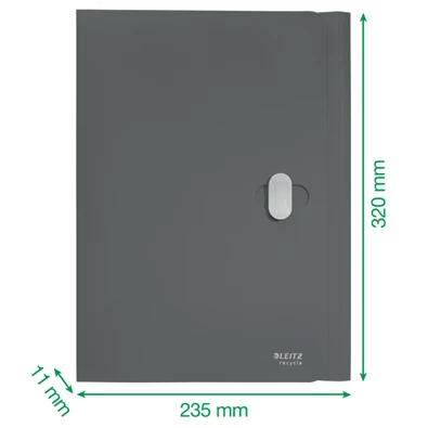 Leitz Recycle A4 PP sárga 3-pólyás mappa