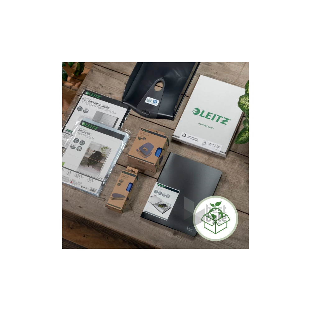 Leitz Recycle A4 PP sárga 3-pólyás mappa