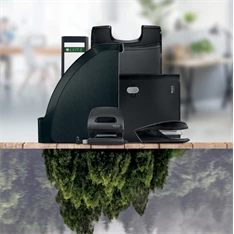 Leitz Recycle A4 PP sárga 3-pólyás mappa