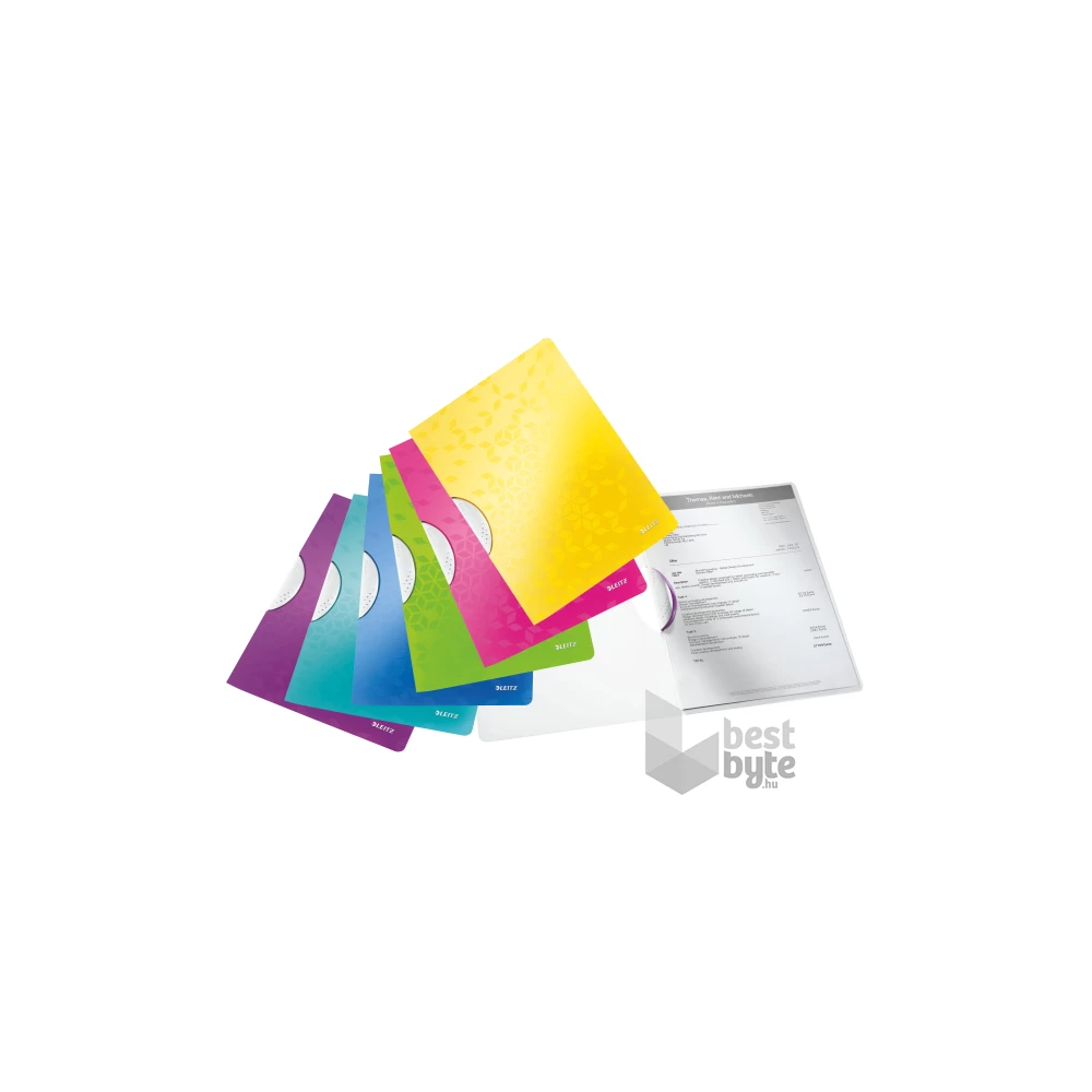 Leitz Wow Colorclip zöld gyorsfűző