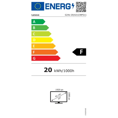 Lenovo 23,8" G24e-20 FHD VA DP/HDMI monitor