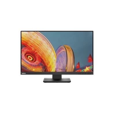 Lenovo 23,8" ThinkVision E24Q-20 QHD DP/HDMI fekete monitor