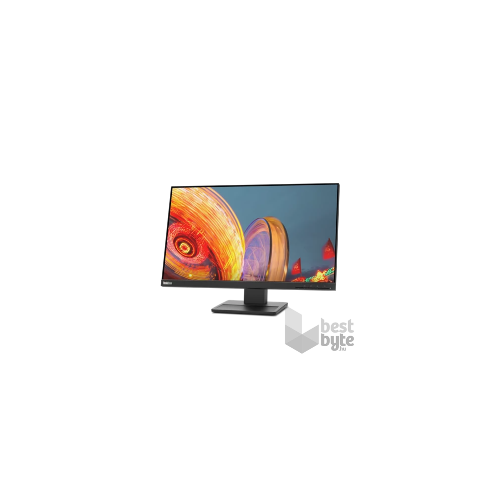 Lenovo 23,8" ThinkVision E24Q-20 QHD DP/HDMI fekete monitor
