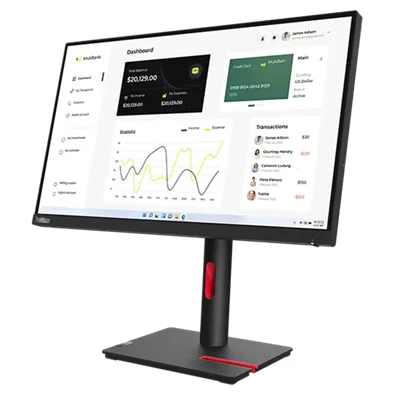 Lenovo 23" ThinkVision T23I-30 FHD IPS HDMI/DP/VGA/USB WLED monitor