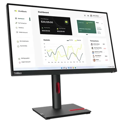 Lenovo 23" ThinkVision T23I-30 FHD IPS HDMI/DP/VGA/USB WLED monitor