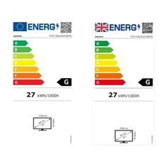 Lenovo 27" ThinkVision T27h-30 QHD IPS HDMI/DP/USB-C monitor