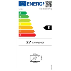 Lenovo 31,5" D32-45 FHD VA HDMI/DP WLED monitor