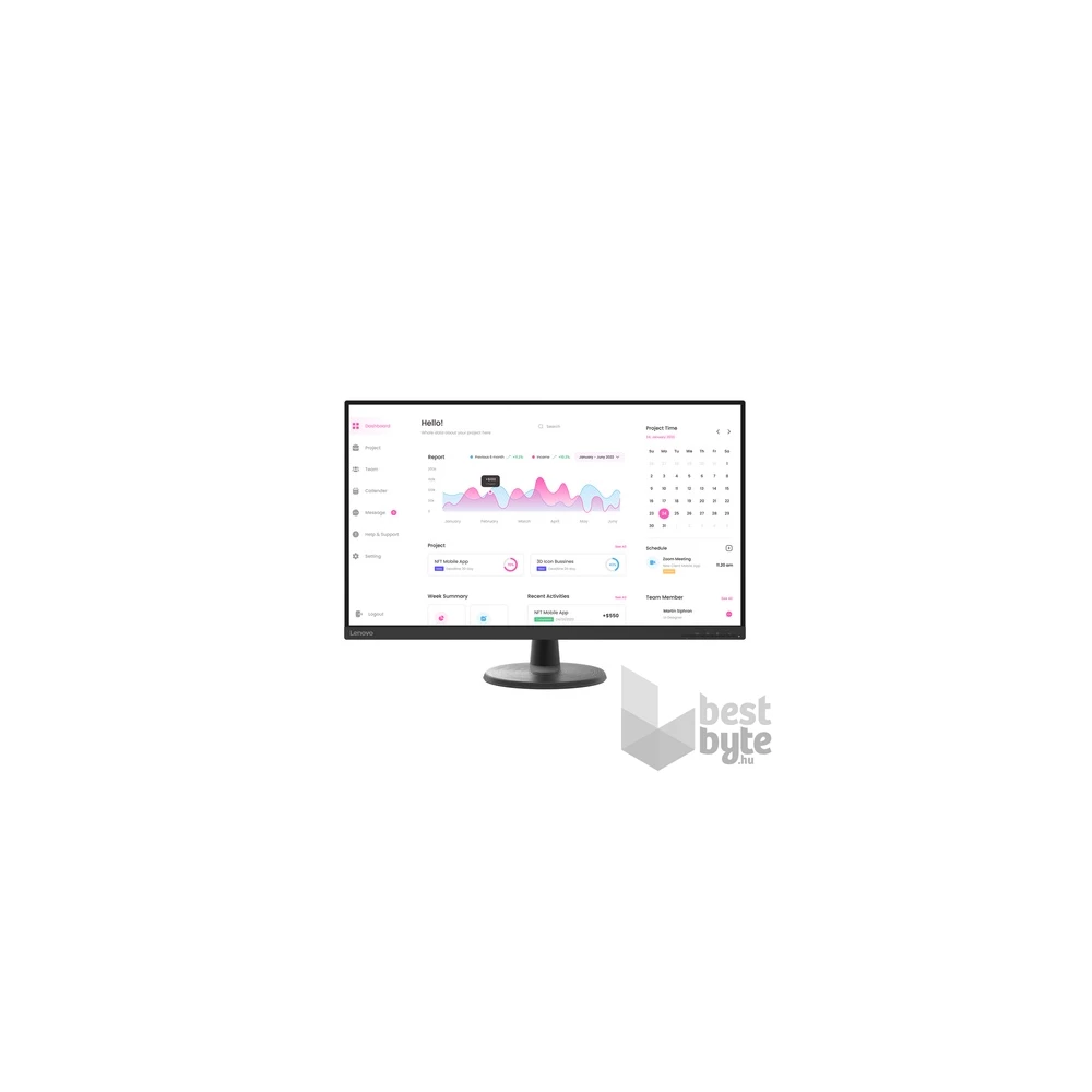 Lenovo 31,5" D32-45 FHD VA HDMI/DP WLED monitor