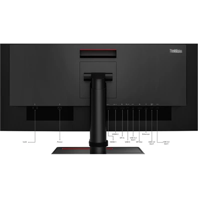 Lenovo 34" ThinkVision P34W-20-MC50 UWQHD HDMI/DP/USB-C IPS WLED monitor