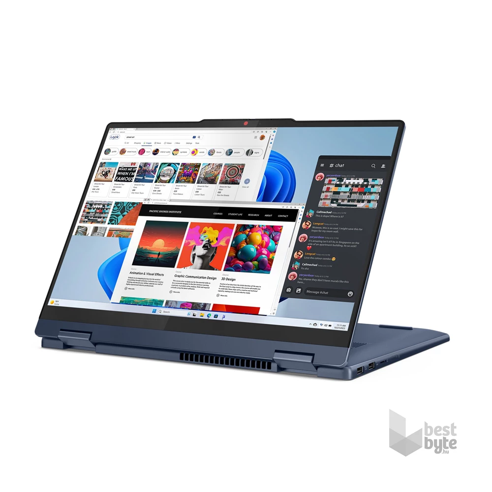 Lenovo IdeaPad 5 2in1 14IRU9 laptop (14"WUXGA/Intel Core 3 100U/Int.VGA/8GB RAM/1TB/Win11) - kék