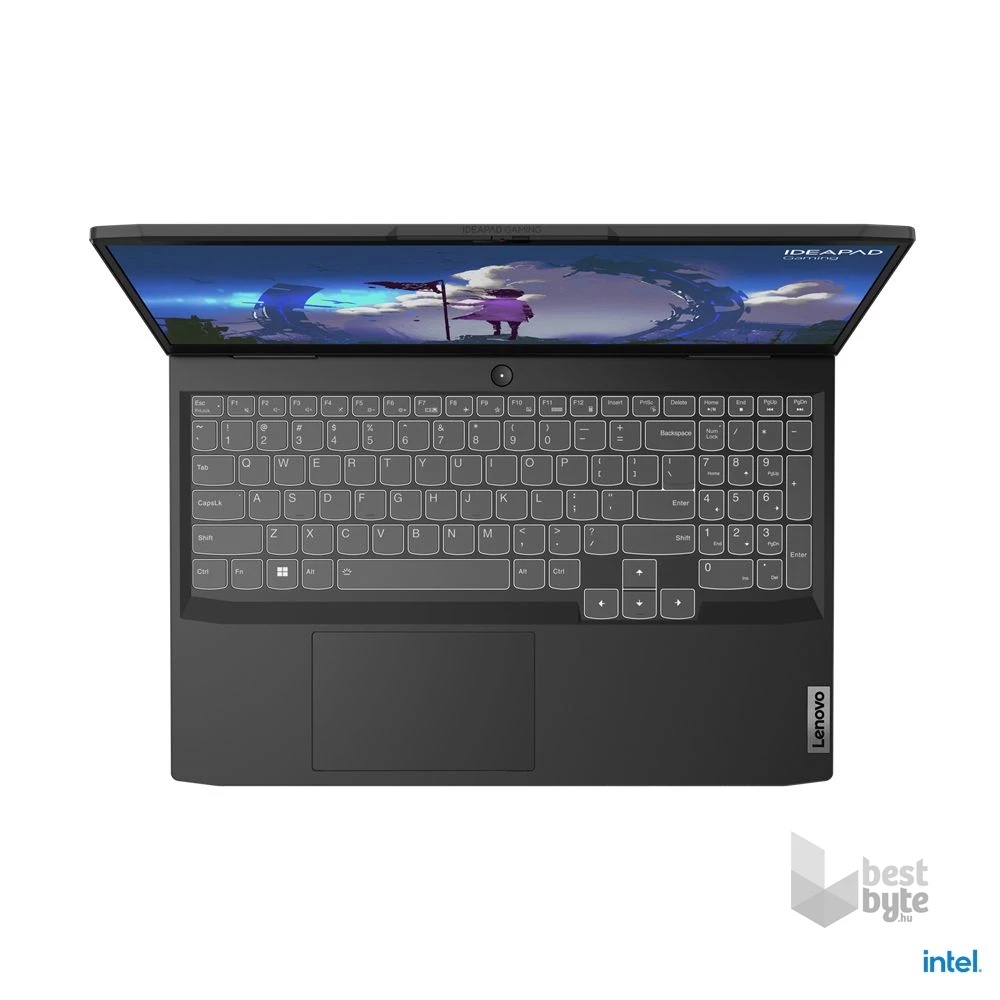 Lenovo IdeaPad Gaming 3 15IAH7 laptop (15,6"FHD/Intel Core i5-12450H/RTX 3050 4GB/8GB RAM/512GB/Win11) - szürke