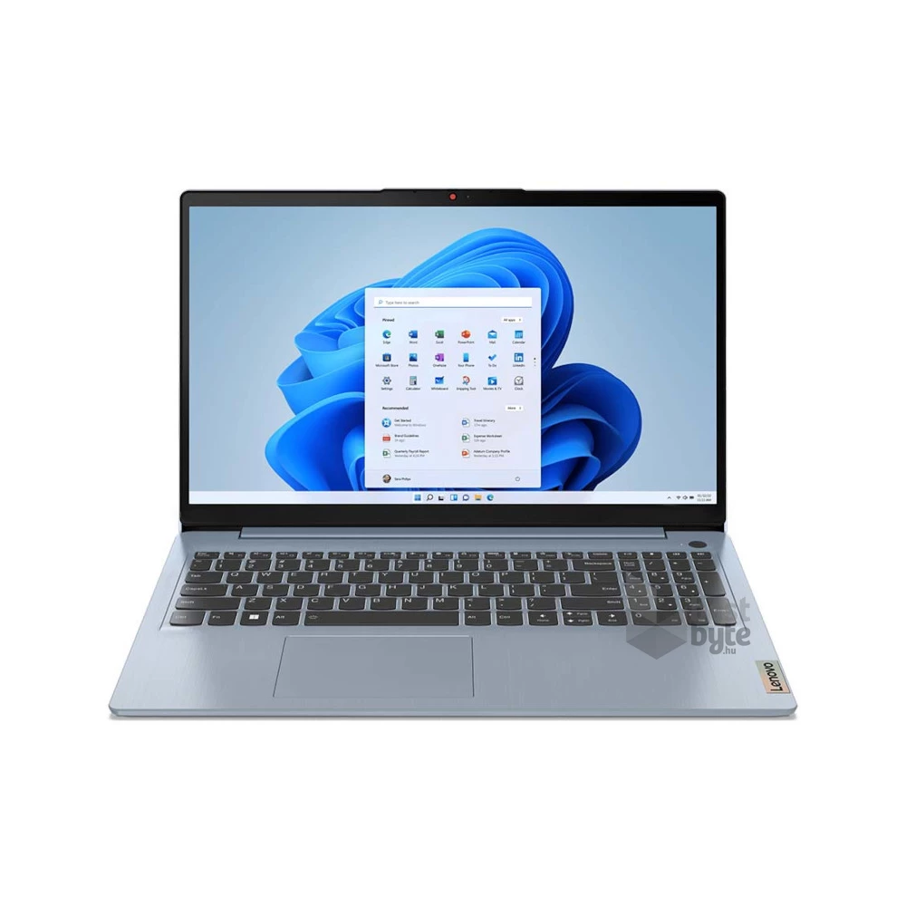 Lenovo Ideapad 3 15IAU7 laptop (15,6"FHD/Intel Core i3-1215U/Int.VGA/8GB RAM/512GB/FreeDOS) - kék