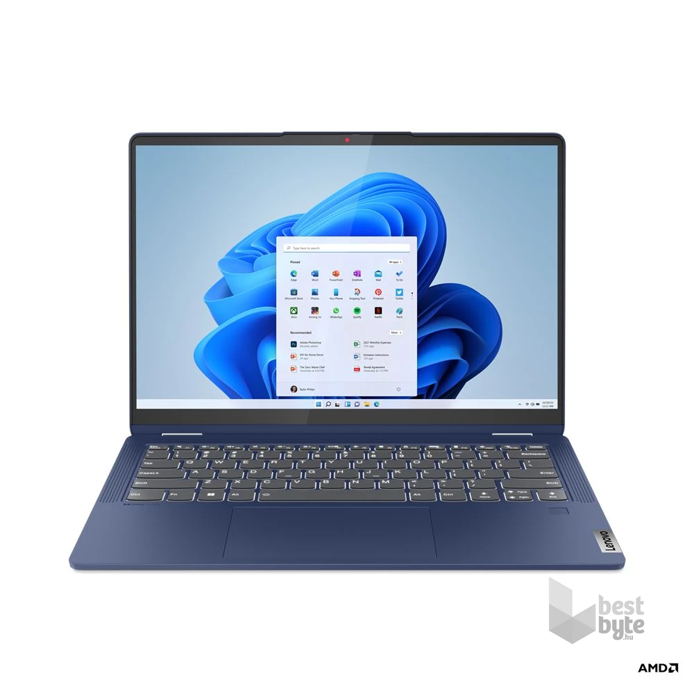 Lenovo Ideapad Flex 5 14ABR8 laptop (14"WUXGA/AMD Ryzen 5-7530U/Int.VGA/8GB RAM/512GB/Win11) - kék