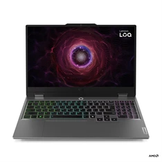 Lenovo LOQ 15ARP9 laptop (15,6"FHD/AMD Ryzen 5 7235HS/RTX 3050 6GB/24GB RAM/1TB/FreeDos) - szürke
