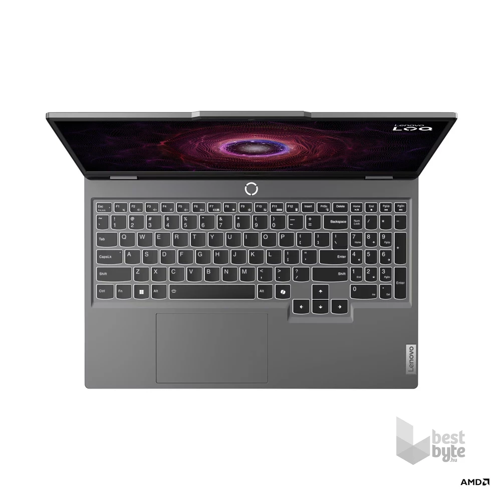 Lenovo LOQ 15ARP9 laptop (15,6"FHD/AMD Ryzen 5 7235HS/RTX 3050 6GB/24GB RAM/512GB/FreeDOS) - szürke