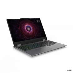 Lenovo LOQ 15ARP9 laptop (15,6"FHD/AMD Ryzen 5 7235HS/RTX 3050 6GB/24GB RAM/512GB/FreeDOS) - szürke