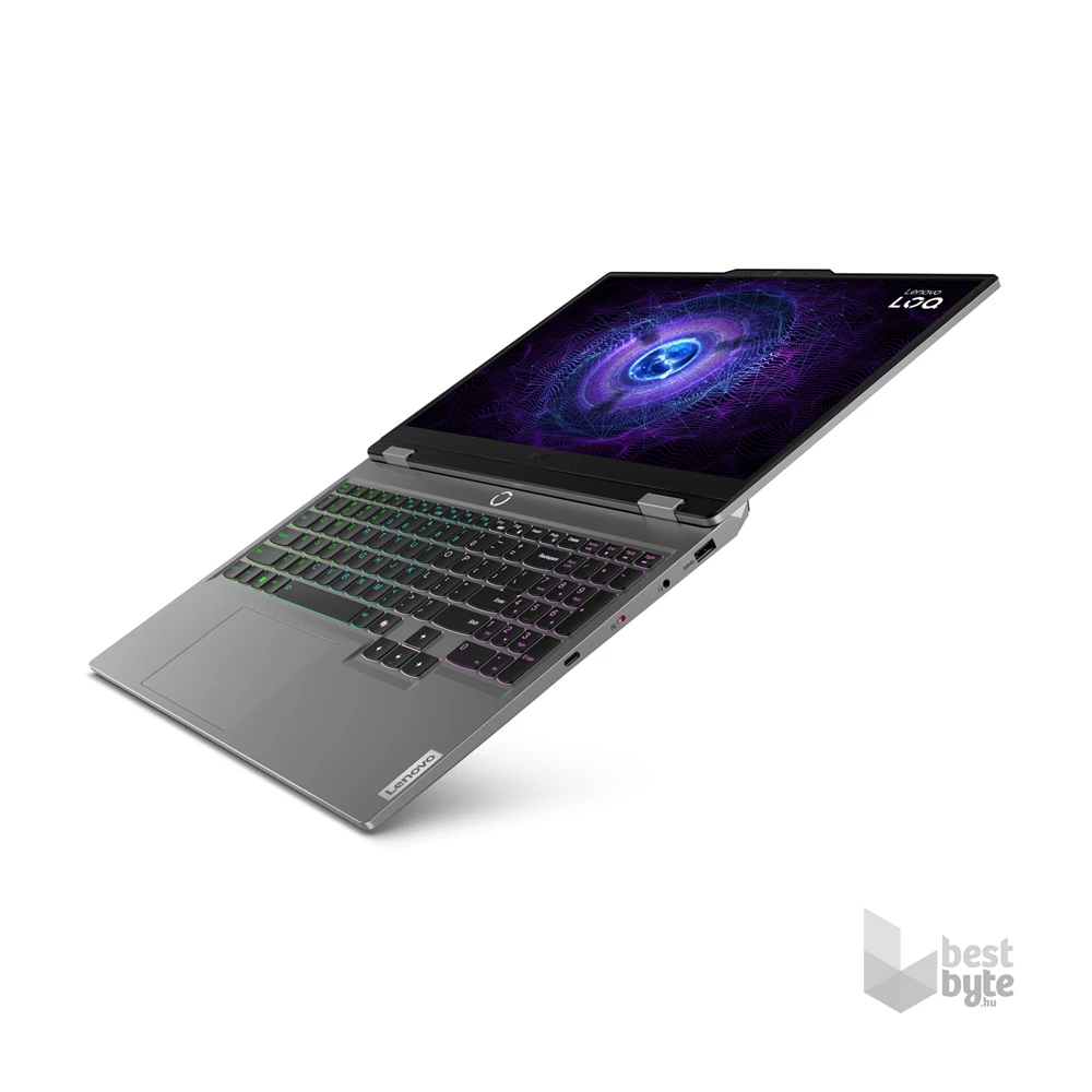 Lenovo LOQ 15IAX9 laptop (15,6"FHD/Intel Core i5-12450HX/RTX 4050 6GB/24GB RAM/512GB/FreeDOS) - szürke