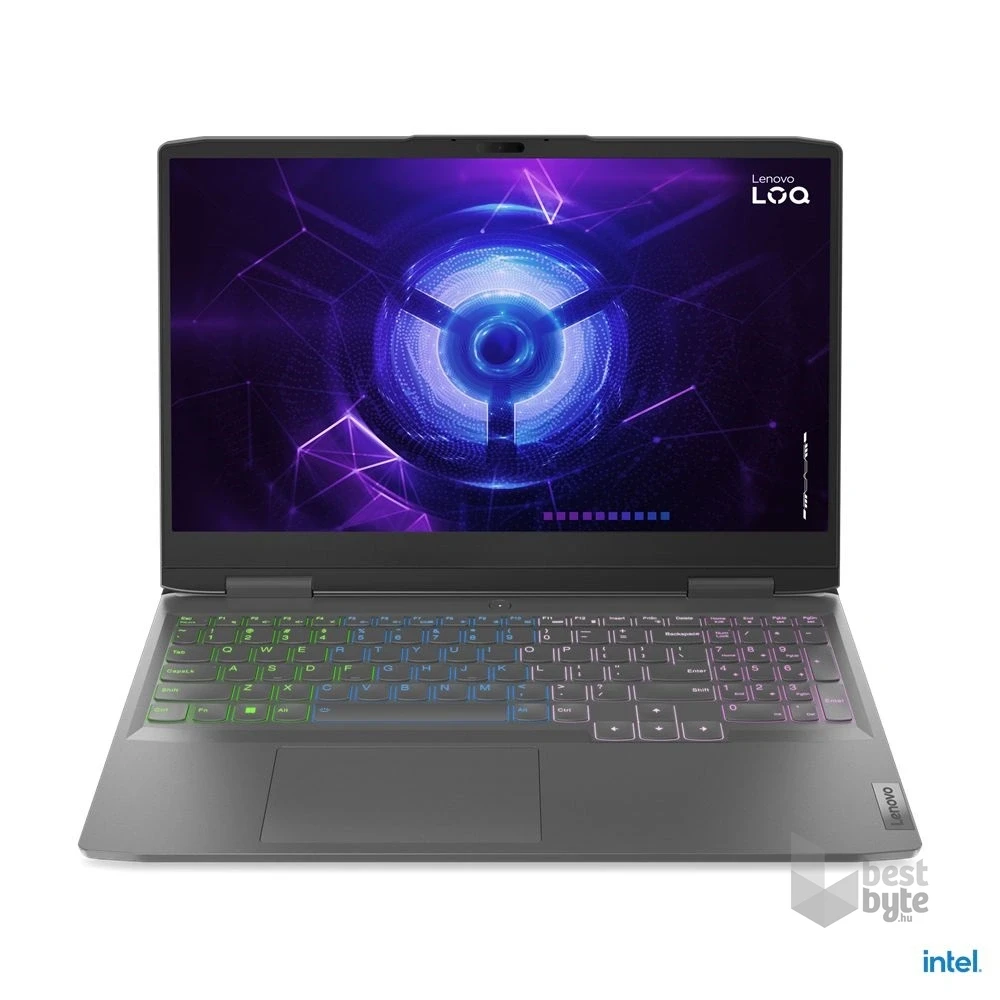 Lenovo LOQ 15IRH8 15,6"FHD/Intel Core i5-12450H/16GB/512GB/RTX 4060 8GB/Win11/szürke laptop (Újszerű)