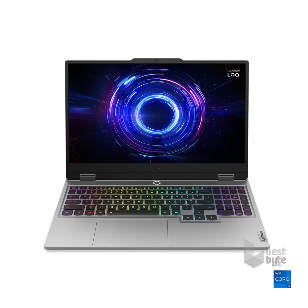 Lenovo LOQ 15IRX10 laptop (15,6"FHD/Intel Core i7-13650HX/RTX 5060 8GB/24GB RAM/1TB/FreeDOS) - szürke