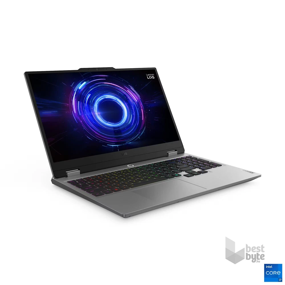 Lenovo LOQ 15IRX10 laptop (15,6"FHD/Intel Core i7-13650HX/RTX 5060 8GB/24GB RAM/1TB/FreeDOS) - szürke